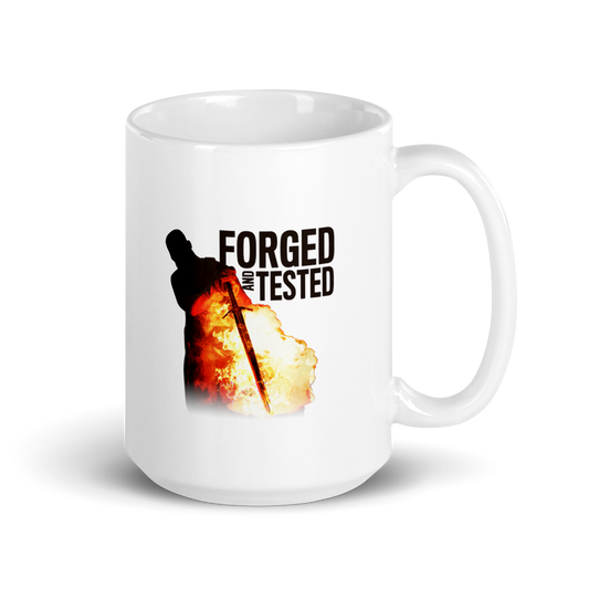 Forged in Fire Forged And Tested White Mug-2