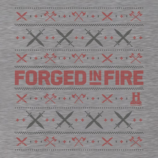 HISTORY Forged in Fire Series Holiday Lightweight Crewneck Sweatshirt-1