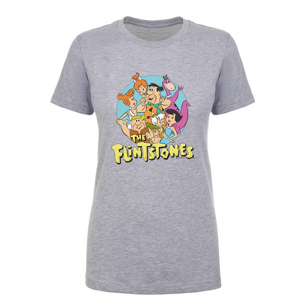 The Flintstones Character Line Up Women's Short Sleeve T-Shirt