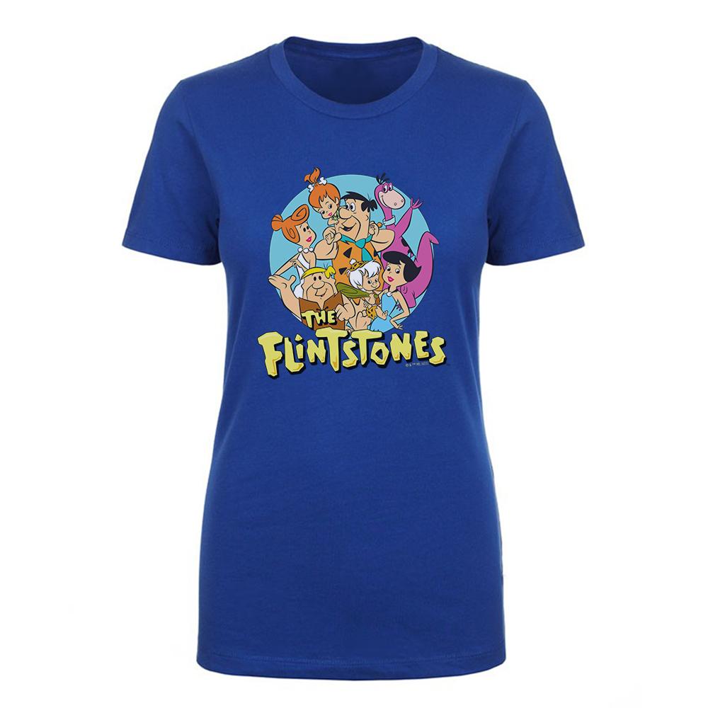 The Flintstones Character Line Up Women's Short Sleeve T-Shirt