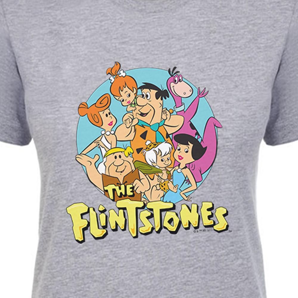 The Flintstones Character Line Up Women's Short Sleeve T-Shirt