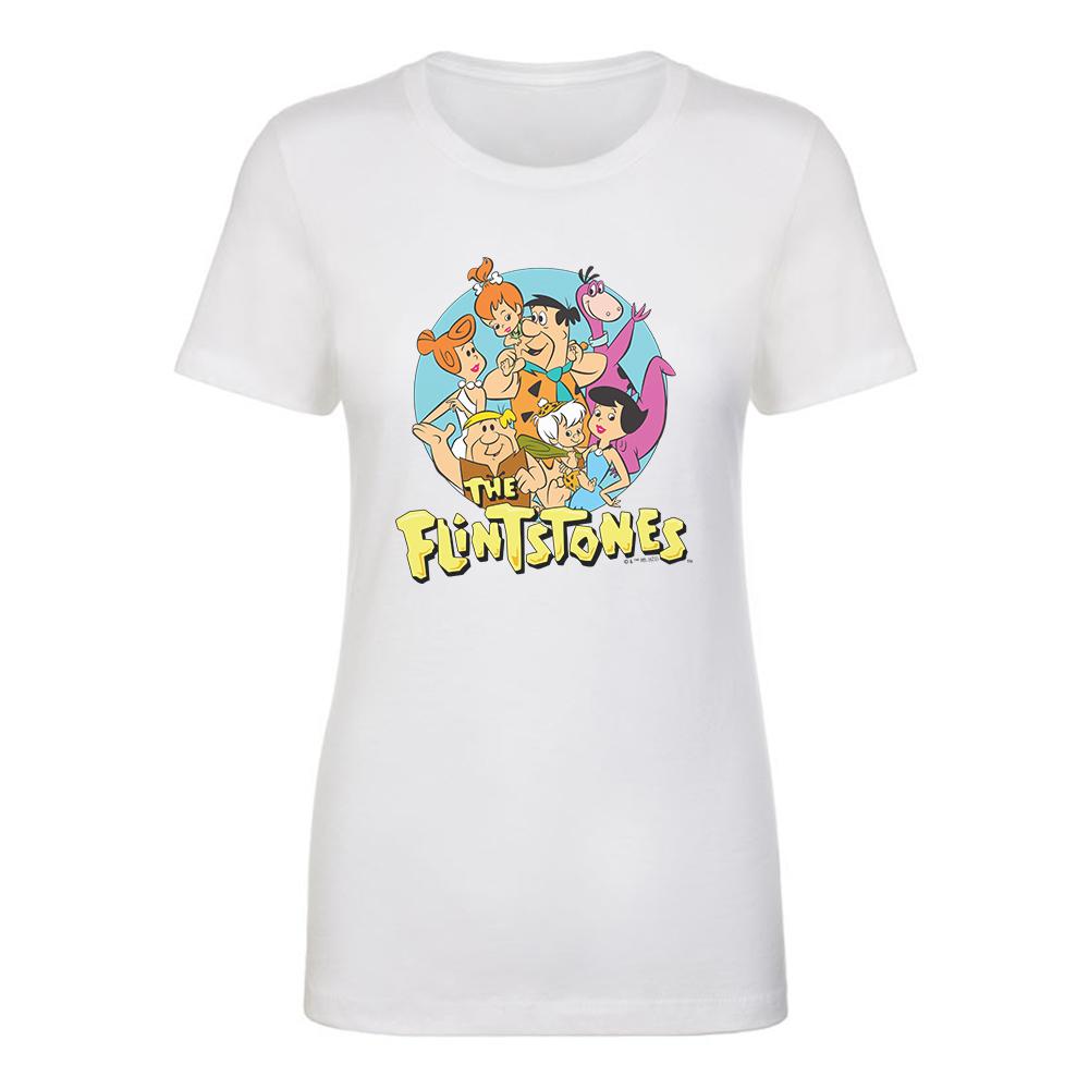 The Flintstones Character Line Up Women's Short Sleeve T-Shirt