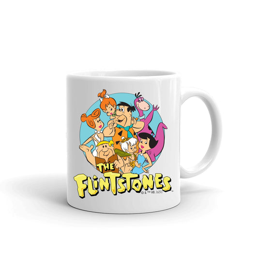 The Flintstones Character Line Up Black Mug-2