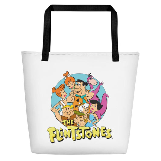 The Flintstones Character Line Up Beach Bag-0