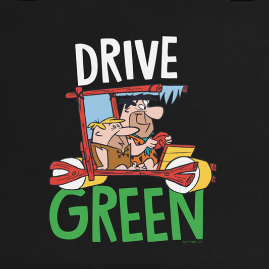 The Flintstones Let's Rock Drive Green Beach Bag-1