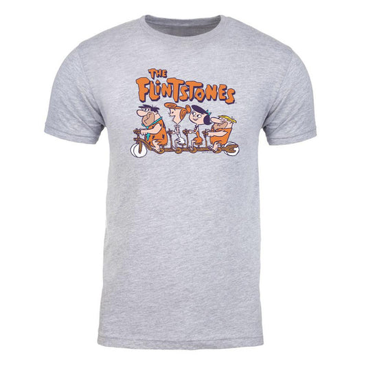 The Flintstones Flintmobile Adult Short Sleeve T-Shirt-2