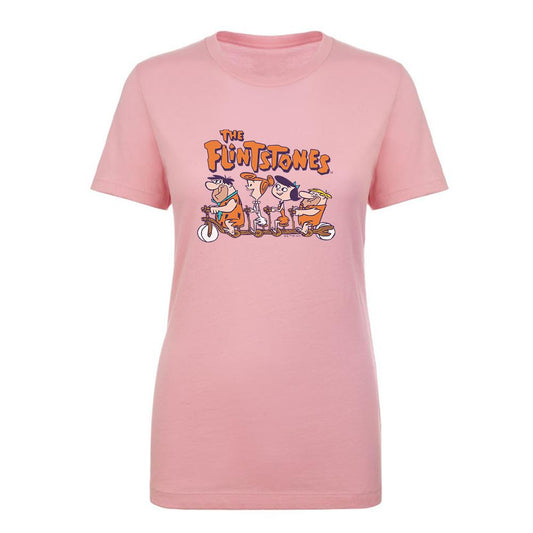 The Flintstones Flintmobile Women's Short Sleeve T-Shirt-2