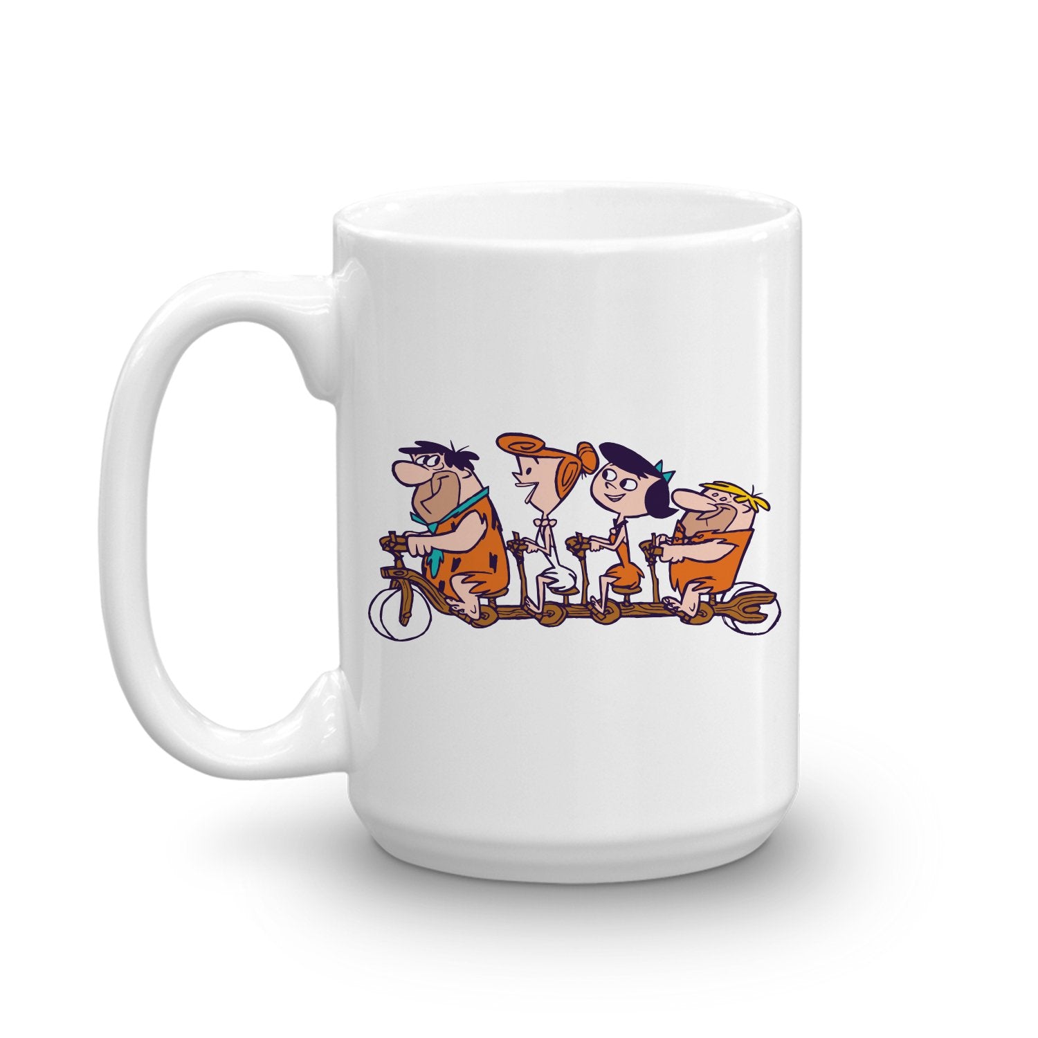 The Flintstones Flintmobile Black Mug