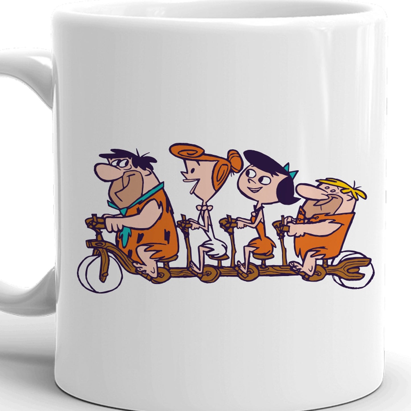 The Flintstones Flintmobile Black Mug