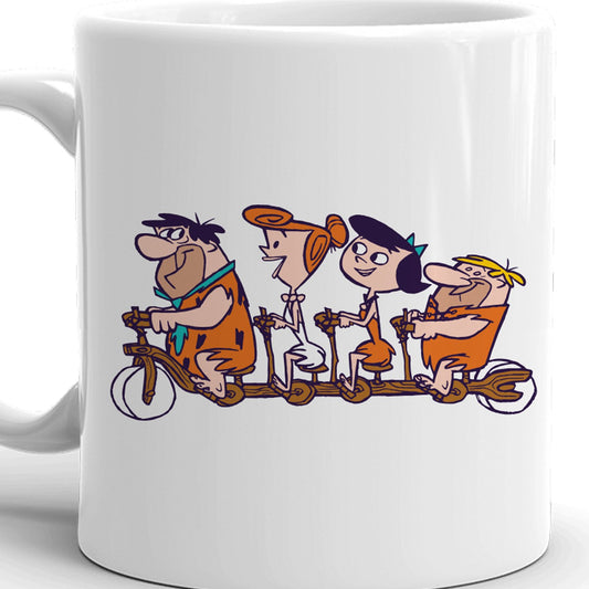 The Flintstones Flintmobile Black Mug-4