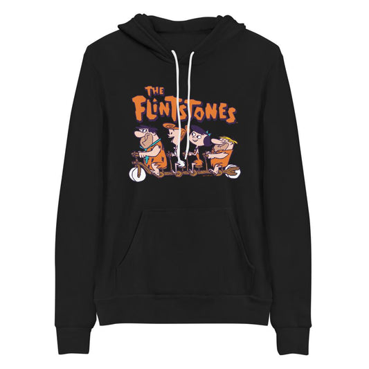 The Flintstones Flintmobile Adult Fleece Hooded Sweatshirt-0