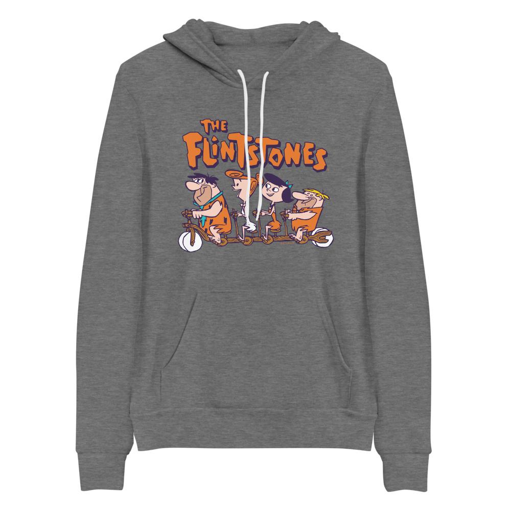 The Flintstones Flintmobile Adult Fleece Hooded Sweatshirt