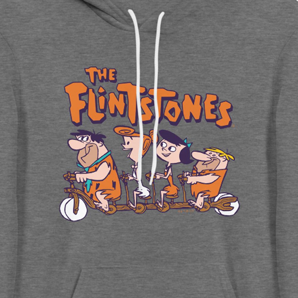 The Flintstones Flintmobile Adult Fleece Hooded Sweatshirt