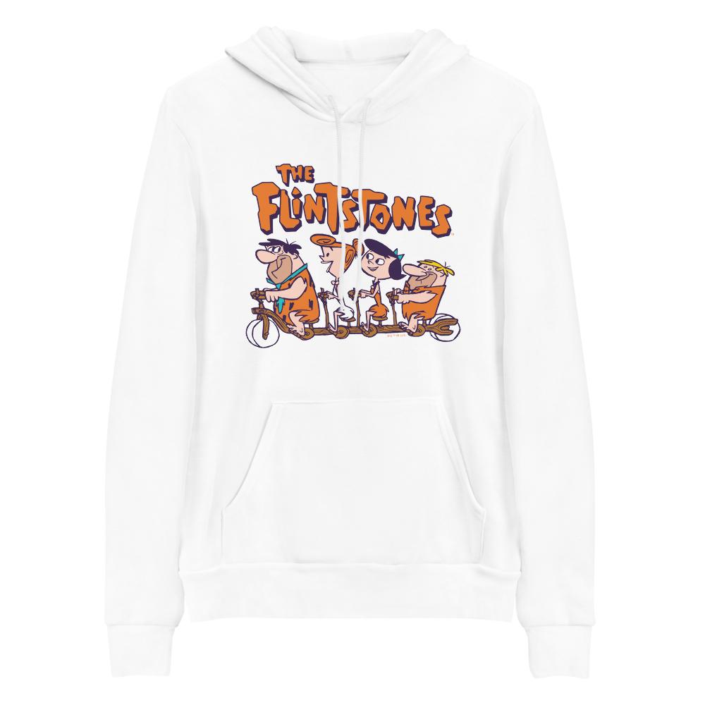 The Flintstones Flintmobile Adult Fleece Hooded Sweatshirt