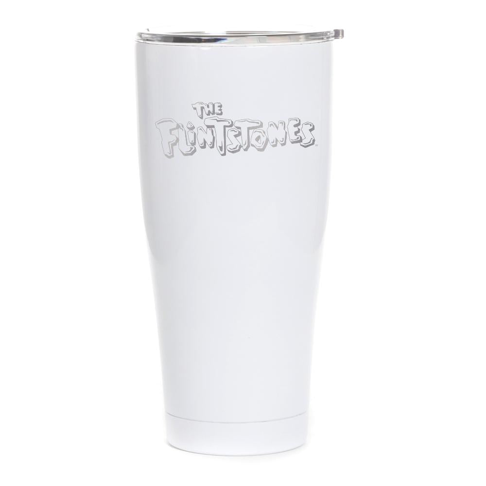 The Flintstones Logo Laser Engraved SIC Tumbler