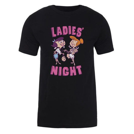 The Flintstones Ladies' Night Adult Short Sleeve T-Shirt-2