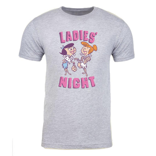 The Flintstones Ladies' Night Adult Short Sleeve T-Shirt-3