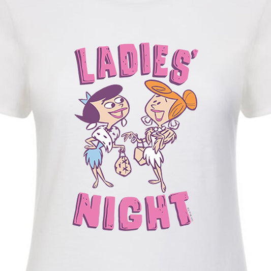 The Flintstones Ladies' Night Women's Short Sleeve T-Shirt-1