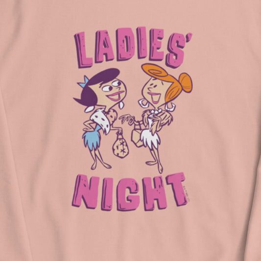 The Flintstones Ladies' Night Unisex Crew Neck Sweatshirt-1