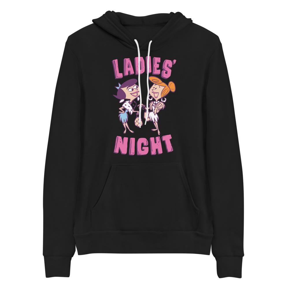 The Flintstones Ladies' Night Adult Fleece Hooded Sweatshirt