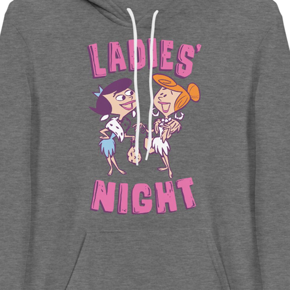 The Flintstones Ladies' Night Adult Fleece Hooded Sweatshirt