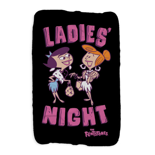 The Flintstones Ladies' Night Sherpa Blanket-2