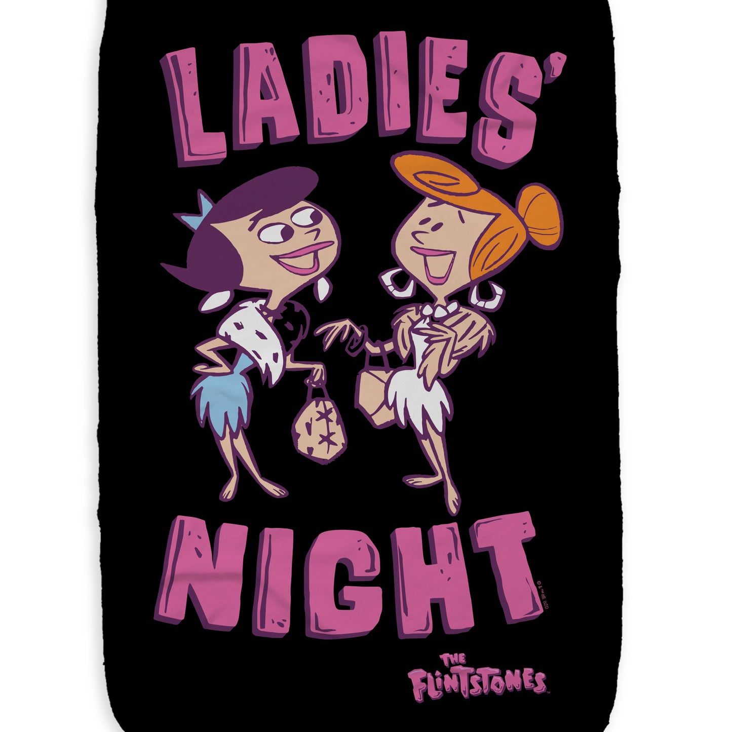 The Flintstones Ladies' Night Sherpa Blanket