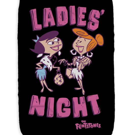 The Flintstones Ladies' Night Sherpa Blanket-1