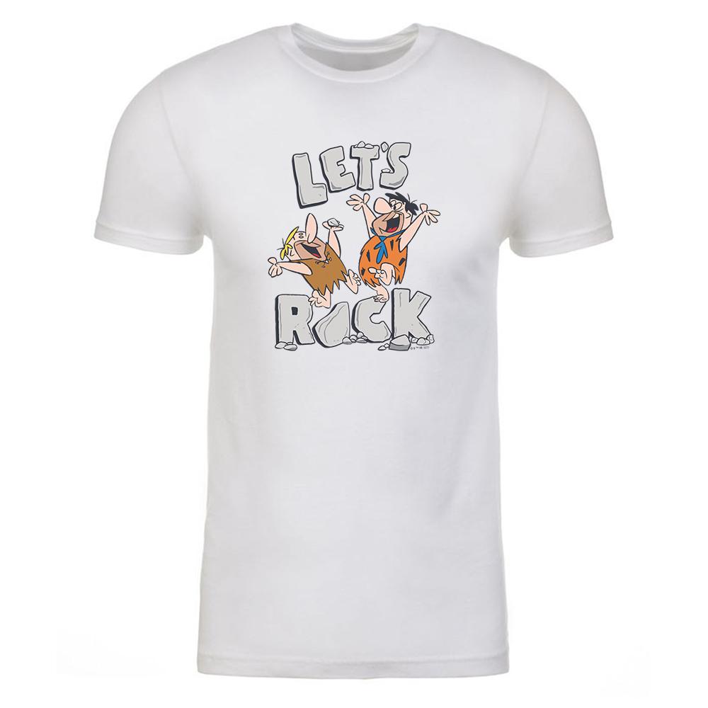 The Flintstones Let's Rock Adult Short Sleeve T-Shirt