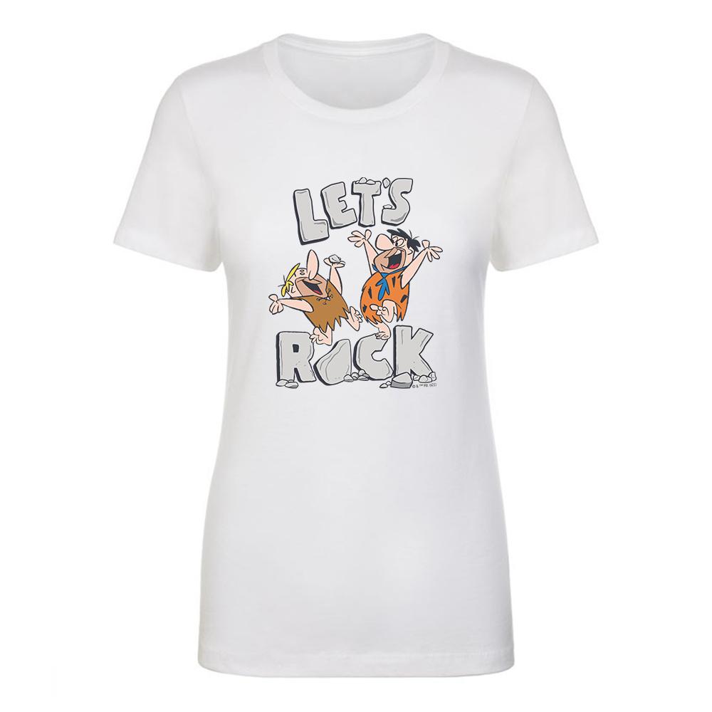 The Flintstones Let's Rock Women's Short Sleeve T-Shirt