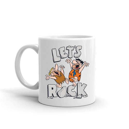 The Flintstones Let's Rock Black Mug-2