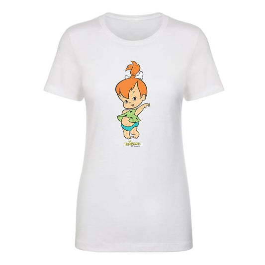 The Flintstones Pebbles Women's Short Sleeve T-Shirt-0