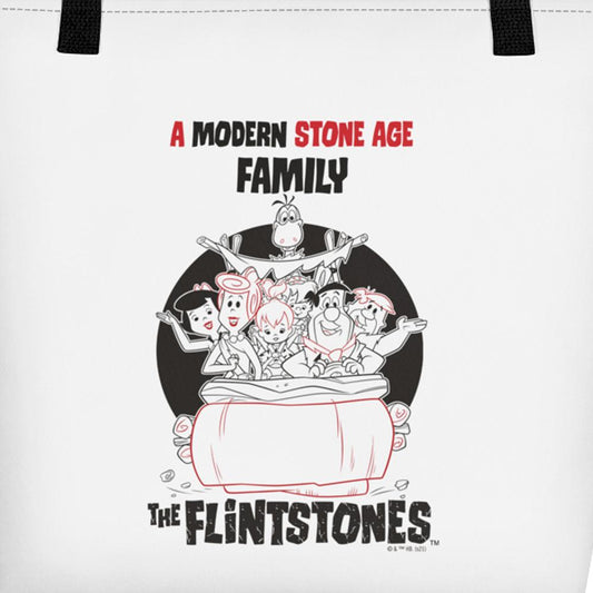 The Flintstones Stone Age Family Beach Bag-1