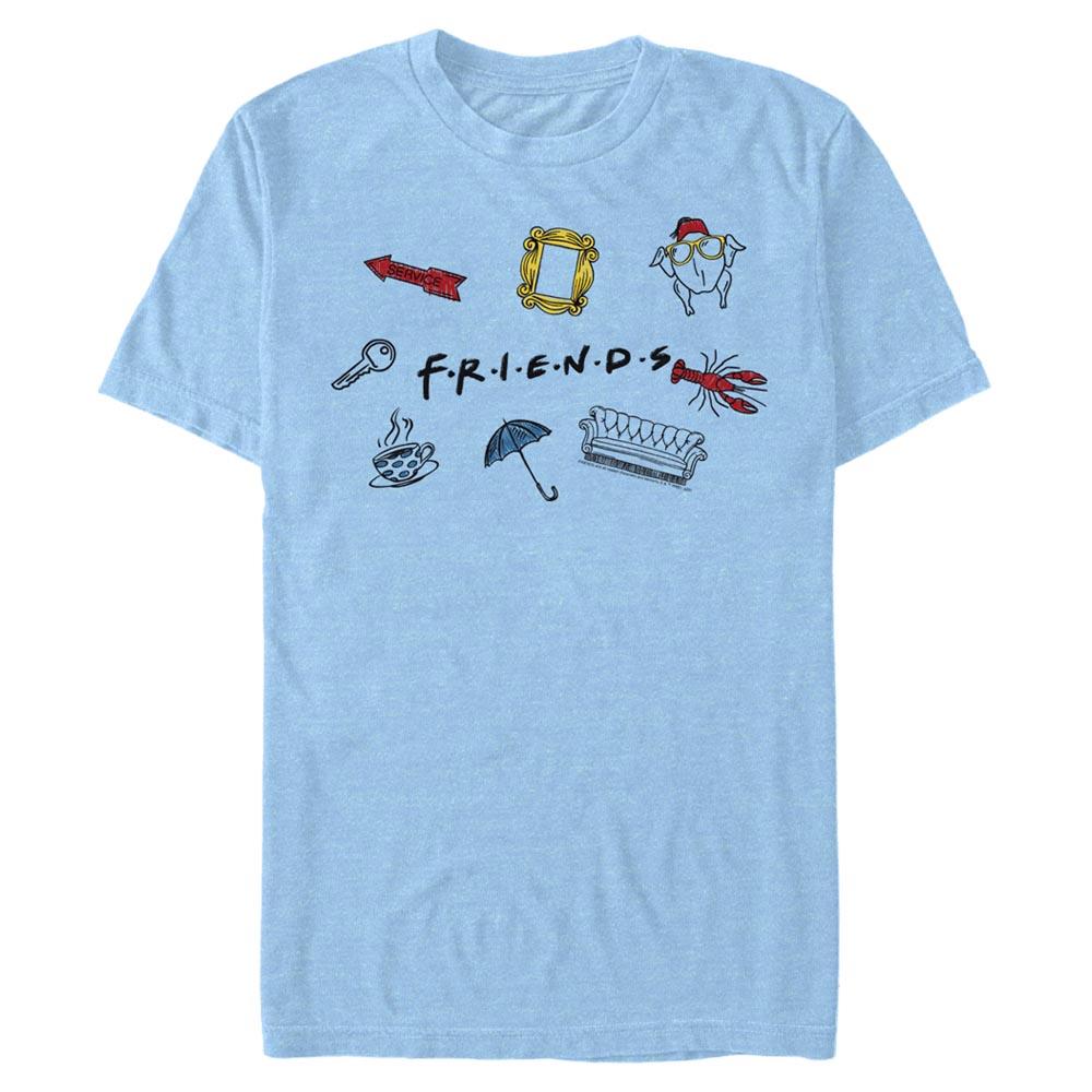 Friends Logo Jumble Short Sleeve T-Shirt