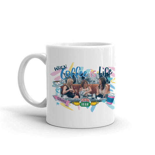 Friends Coffee is Life White Mug-2