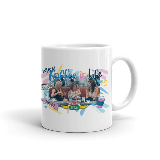 Friends Coffee is Life White Mug-3