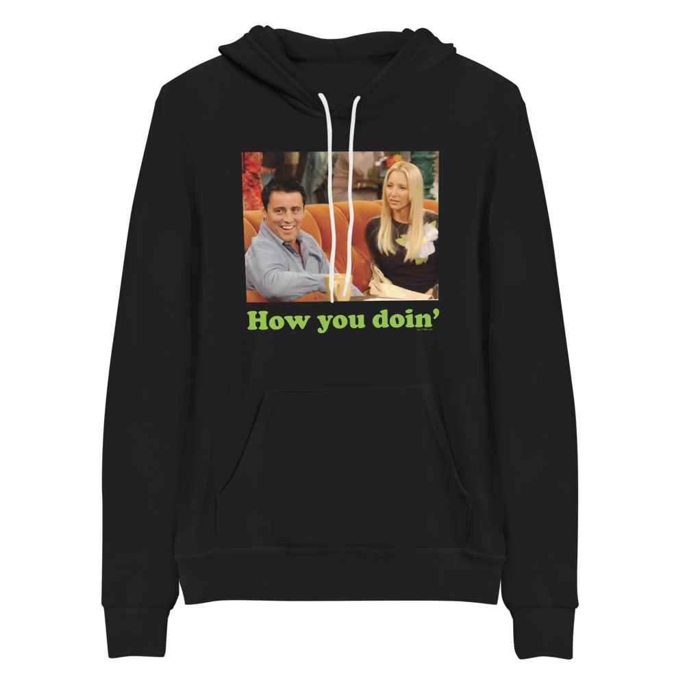 Friends How You Doin' Adult Fleece Hooded Sweatshirt