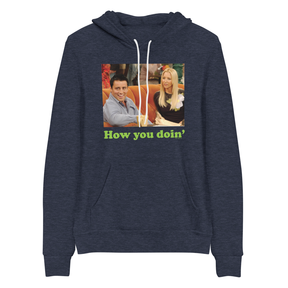 Friends How You Doin' Adult Fleece Hooded Sweatshirt