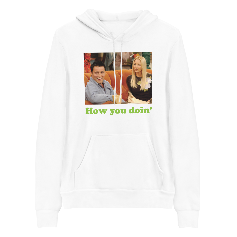 Friends How You Doin' Adult Fleece Hooded Sweatshirt