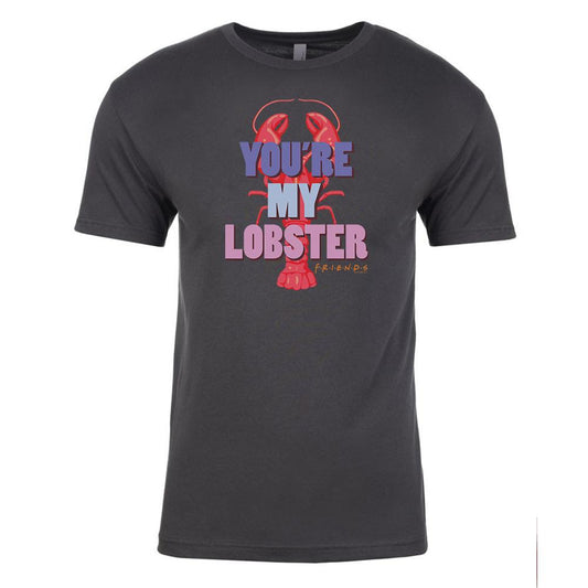 Friends You're My Lobster Adult Short Sleeve T-Shirt-0