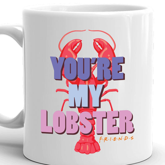 Friends You're My Lobster White Mug-3