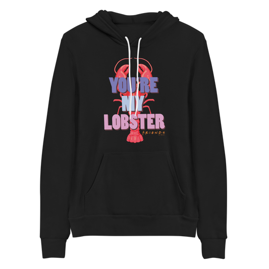 Friends You're My Lobster Adult Fleece Hooded Sweatshirt-0