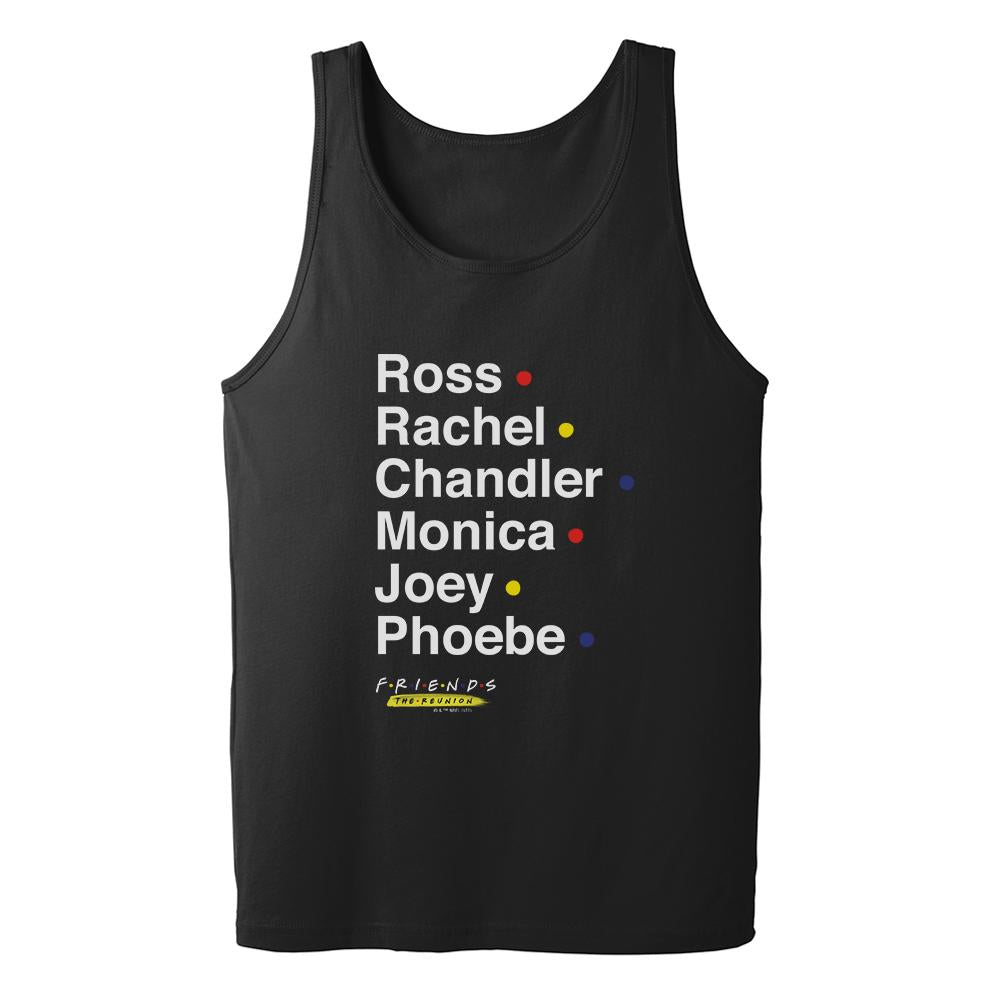 Friends Friends Reunion Names Adult Tank Top