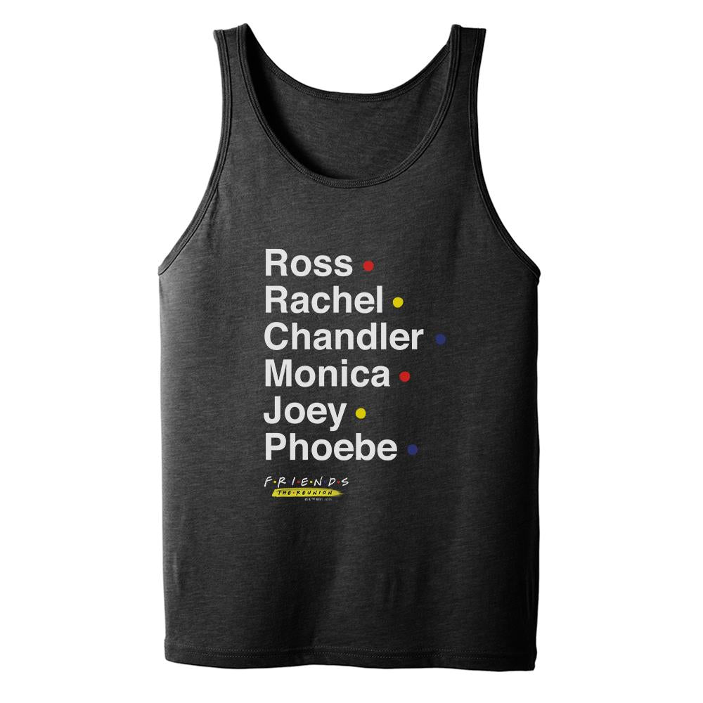 Friends Friends Reunion Names Adult Tank Top