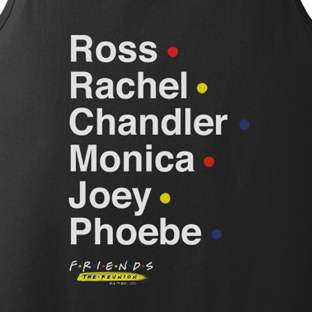 Friends Friends Reunion Names Adult Tank Top