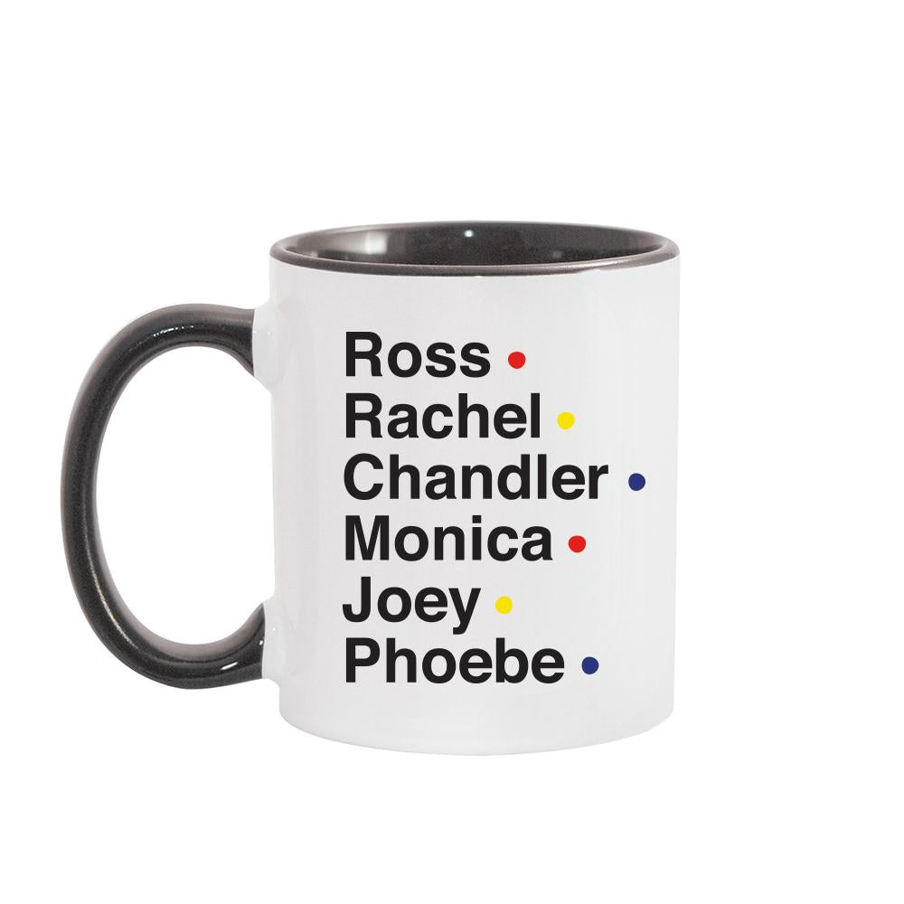 Friends Friends Reunion Names Two-Tone Mug