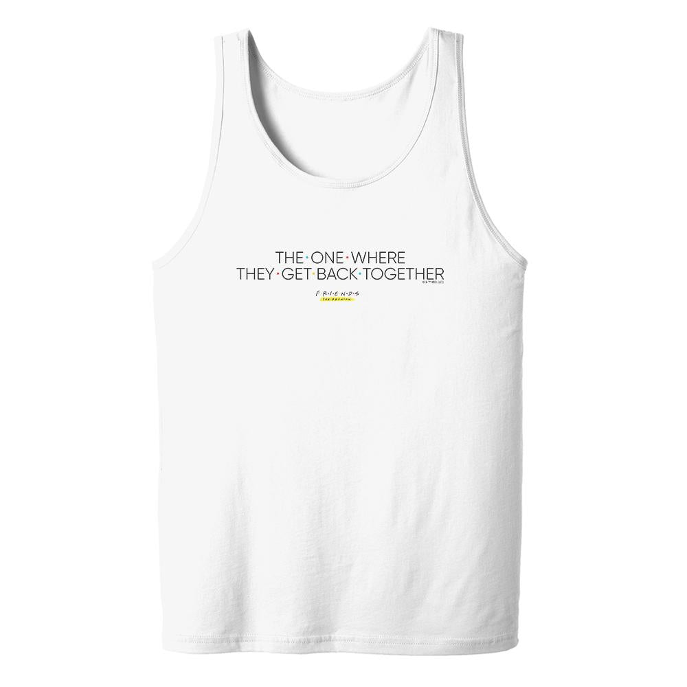 Friends Friends Reunion The One Where  Adult Tank Top