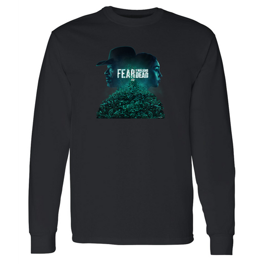 Fear The Walking Dead Key Art Adult Long Sleeve T-Shirt-0