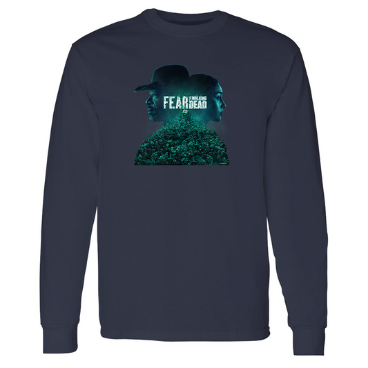 Fear The Walking Dead Key Art Adult Long Sleeve T-Shirt-1