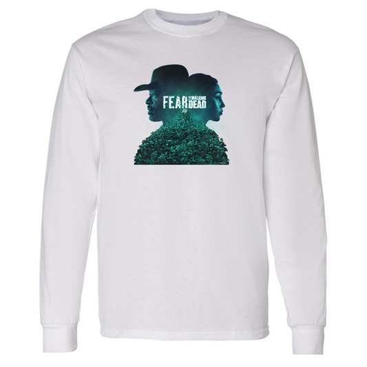 Fear The Walking Dead Key Art Adult Long Sleeve T-Shirt-2